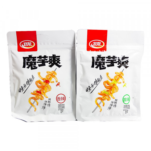 Konjac Snack Sour Spicy flavor/Spicy /卫龙魔芋爽--酸辣味/香辣味  180g